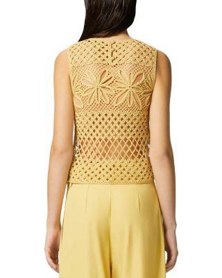 Gonzano Floral Crochet Top