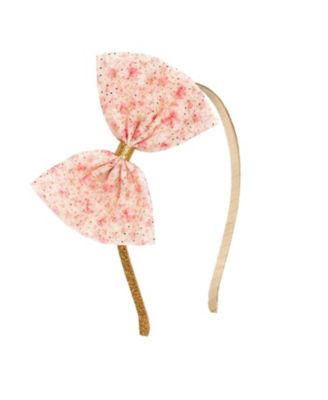 Girls' Ditsy Floral Tulle Bow Headband - Little Kid, Big Kid