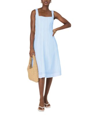 Birdie Square Neck Midi Dress