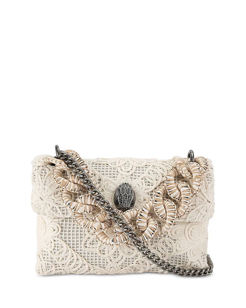 Kurt Geiger Soft Kensington Shoulder Bag In Open White