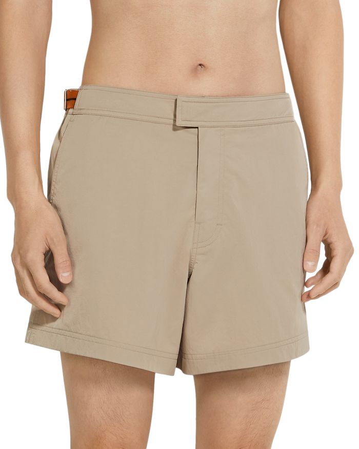 232 Road Brand Mark Mid Length Swim Trunks