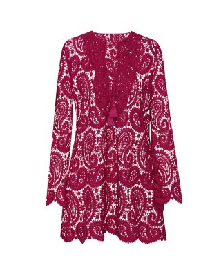 Ansley Paisley Crochet Cover Up Dress