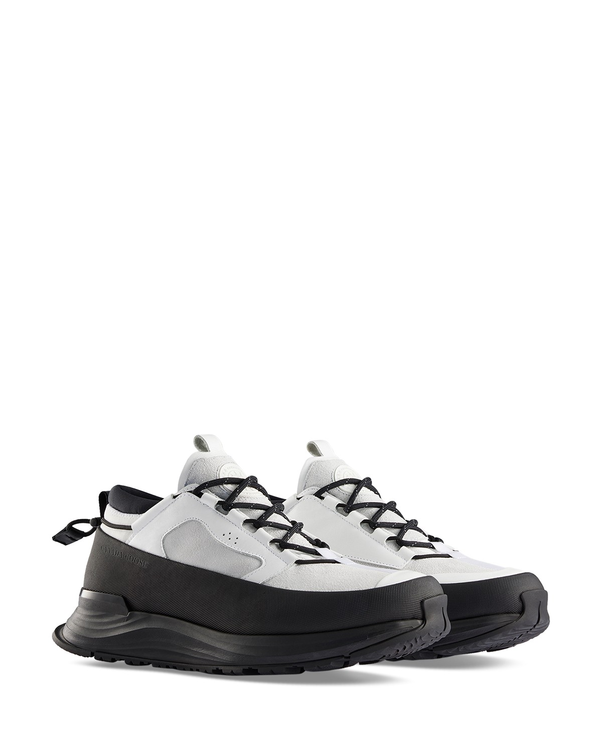 Canada Goose Men's Glacier Trail Sneakers in White/Black