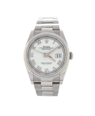 Pre-Owned Rolex - Oyster Perpetual Datejust Automatic Watch in Stainless Steel 36mm