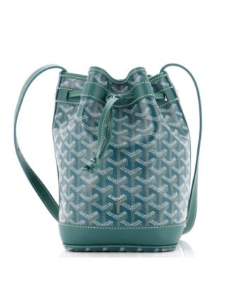 Pre-Owned Goyard - PM Petit Flot Bucket Bag Coated Canvas