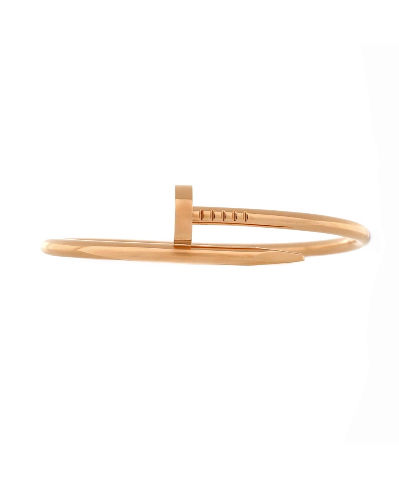 Pre-owned Pre-owned Cartier Cartier Classic Juste Un Clou Bracelet 18k Rose Gold