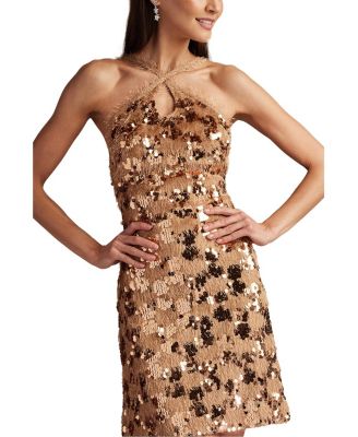 Gibbs Sequin Fringe Mini Dress