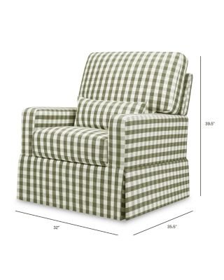 Crawford Pillowback Comfort Swivel Glider