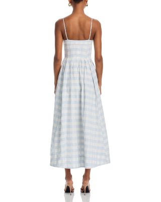 Kittiya Sleeveless Poplin Midi Dress