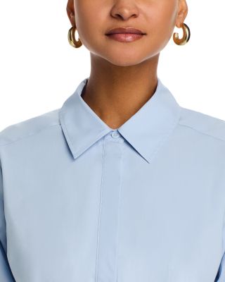 Jazz Poplin Pintuck Midi Dress