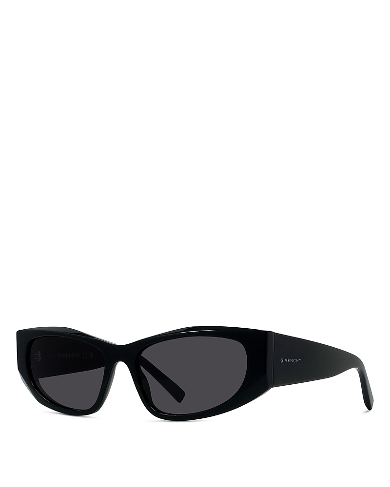Givenchy Gv Day Black Geometric Sunglasses, 56mm
