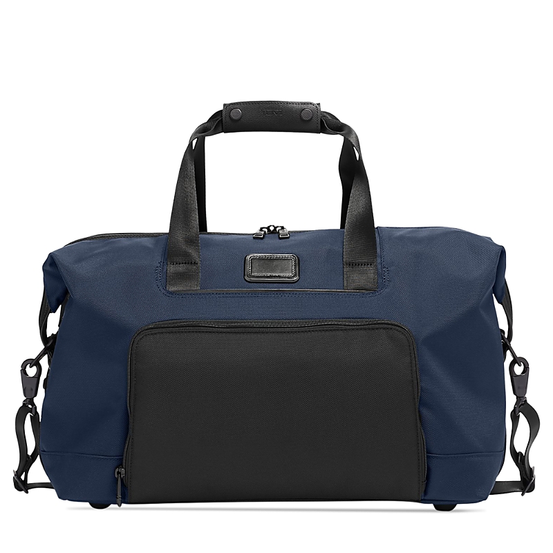 Tumi Alpha 3 Double Expansion Satchel In Navy