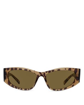 GV Day Black Geometric Sunglasses, 56mm