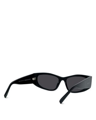 GV Day Black Geometric Sunglasses, 56mm