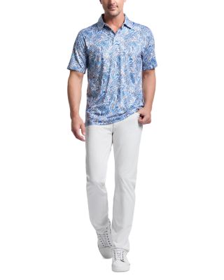Matos Paisley Classic Fit Performance Polo Shirt