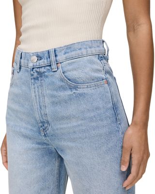 Karmine High Rise Refined Wide Leg Jeans in Vintage Light