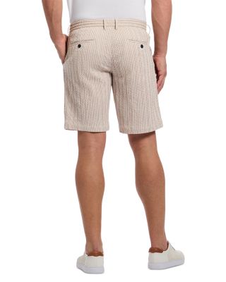 Fornillo Seersucker Relaxed Fit 8" Shorts