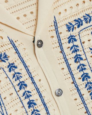 Barri Crochet Embroidered Shirt