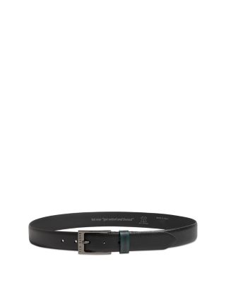 Ted Baker - Men's Kendon Stripe Leather Belt