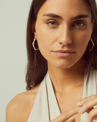  Bamboo Hoop Earrings