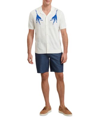 Murley Cotton Linen Pleated Shorts