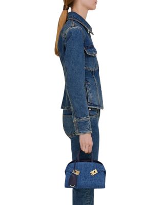Hug Mini Denim Handbag