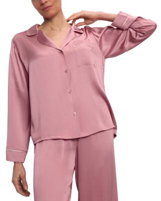Inez Washable Silk Long Pajama Set
