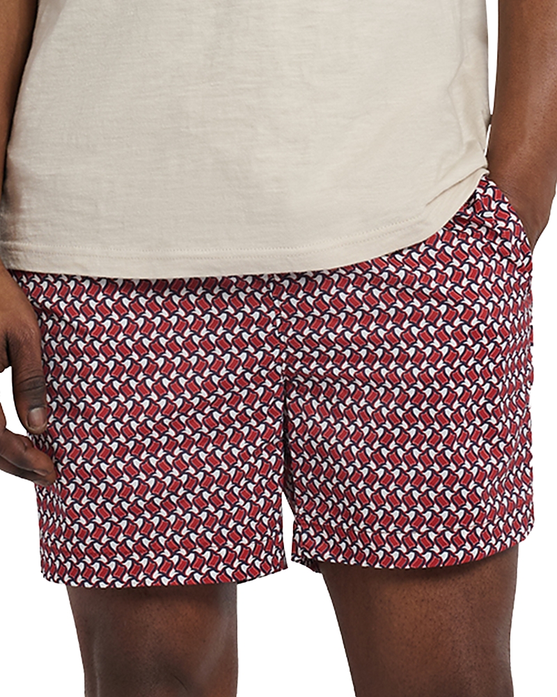Onia Charles Printed 5 Swim Trunks