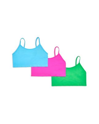 Iscream Girls' Bralettes Bundle, 3 Pack – Little Kid, Big Kid