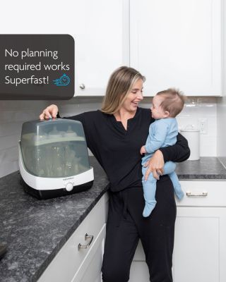Superfast Baby Bottle Sterilizer And Dryer - Sterilizes & Dries In 10 Minutes