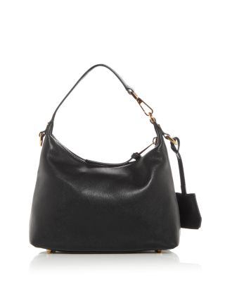 Tag Leather Hobo Bag