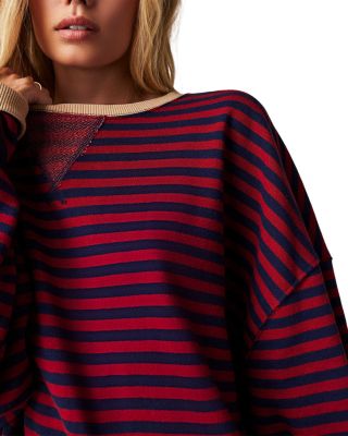 Cotton Striped Long Sleeve Tee