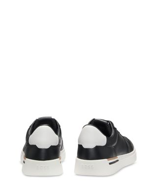 Men&#39;s Leather Lace Up Sneakers