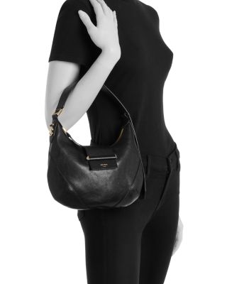 Jimmy Choo Bar Hobo Leather Shoulder Bag | Bloomingdale's