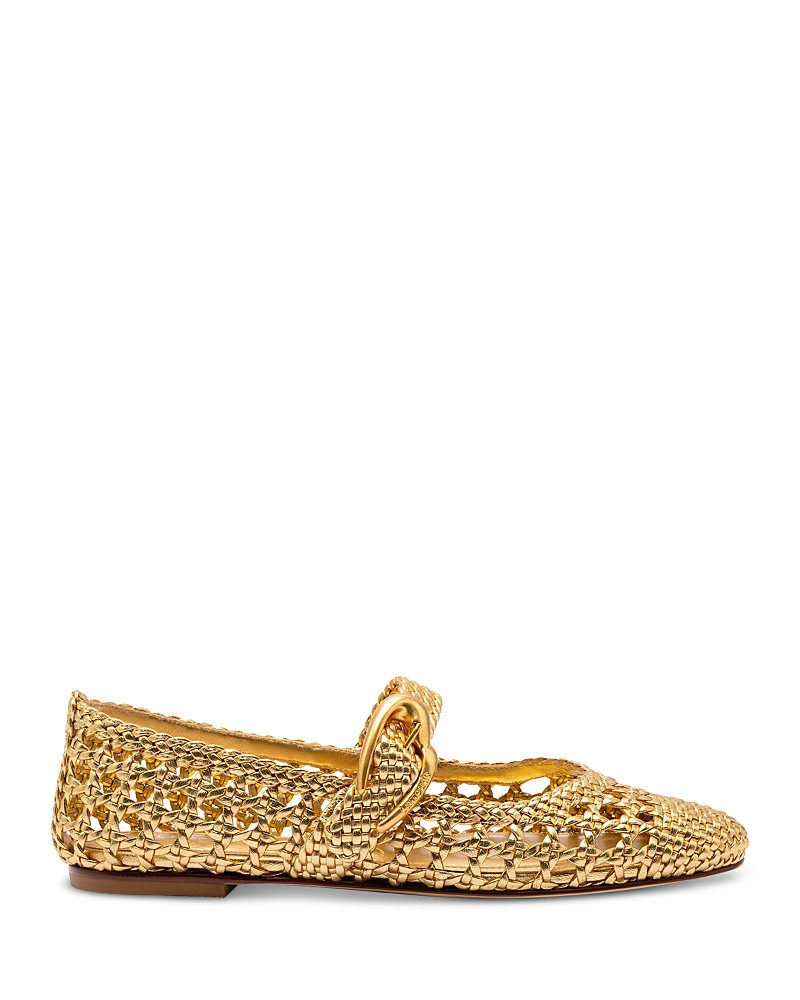 Larroude Women's Verona Macrame Ballet Flats