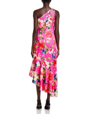 Printed One Shoulder Dress