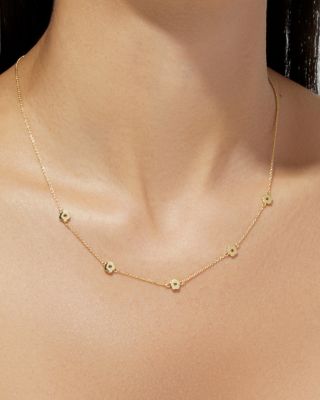 Flower Station Necklace - Rowena Necklace