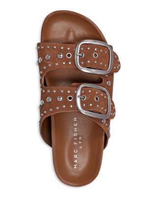 Women&#39;s Sayge Double Studded Strap Platform Sandals