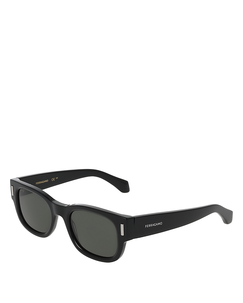 Ferragamo Rivet Square Sunglasses, 51mm · OS