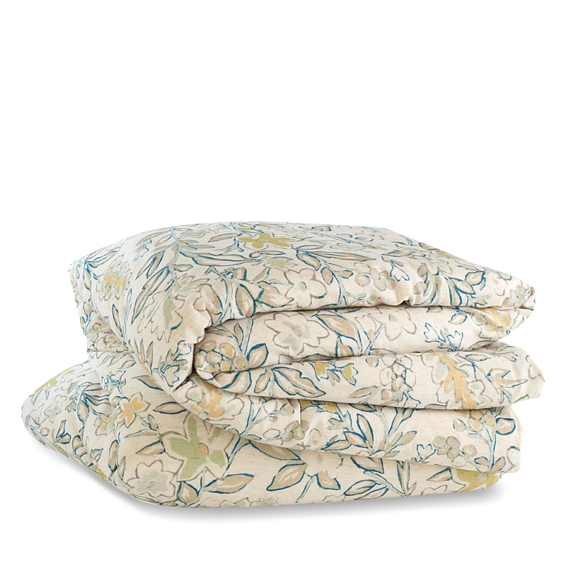 Annie Selke Macie Botanical Duvet Cover, King In Blue/green