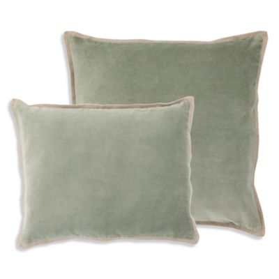 Annie Selke - Gehry Velvet Linen Decorative Pillow Shams
