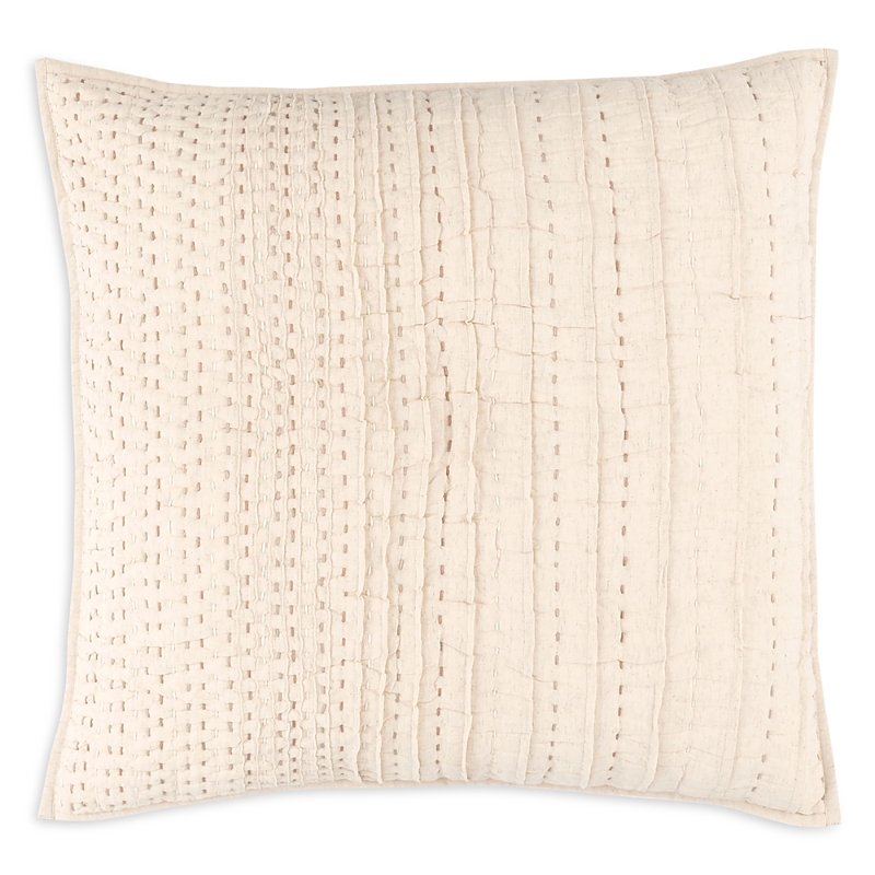 Annie Selke Bryant Natural Quilted Euro Sham In Natural