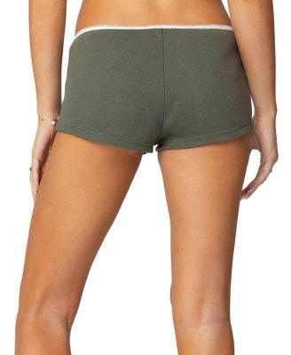 Georgina Low Rise Waffle Shorts