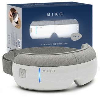 Miko Eye Massager with Heat, Air Pressure, 4 Massage Modes