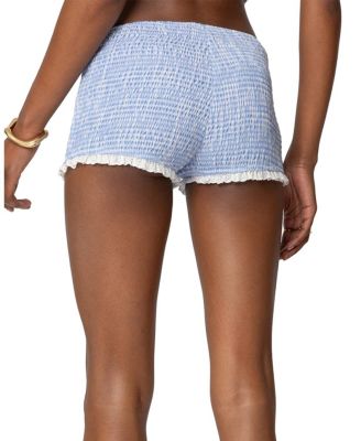 Antonia Gingham Scrunch Shorts