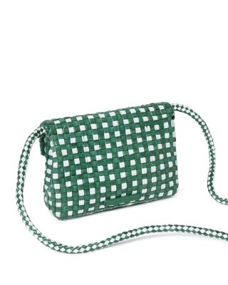 Vinnie Mini Woven Leather Crossbody