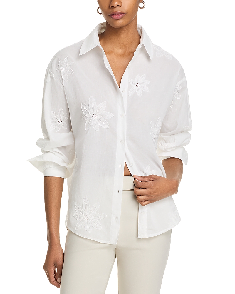 Line & Dot Emberly Embroidered Shirt