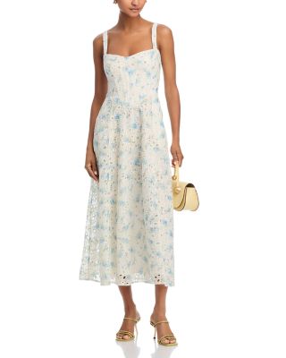 Adaline Broderie Midi Dress
