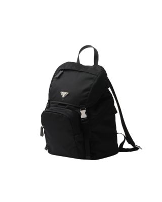 Re-Nylon and Saffiano Leather Backpack