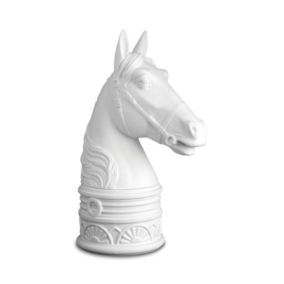 Horse Bookend in White